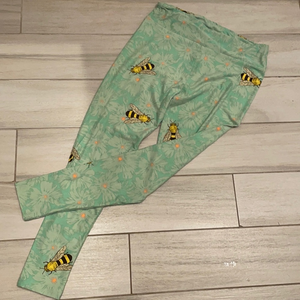 Lularoe honey bee leggings
